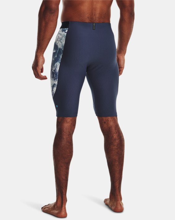 Men's UA RUSH™ SmartForm Printed Shorts, Blue, pdpMainDesktop image number 1